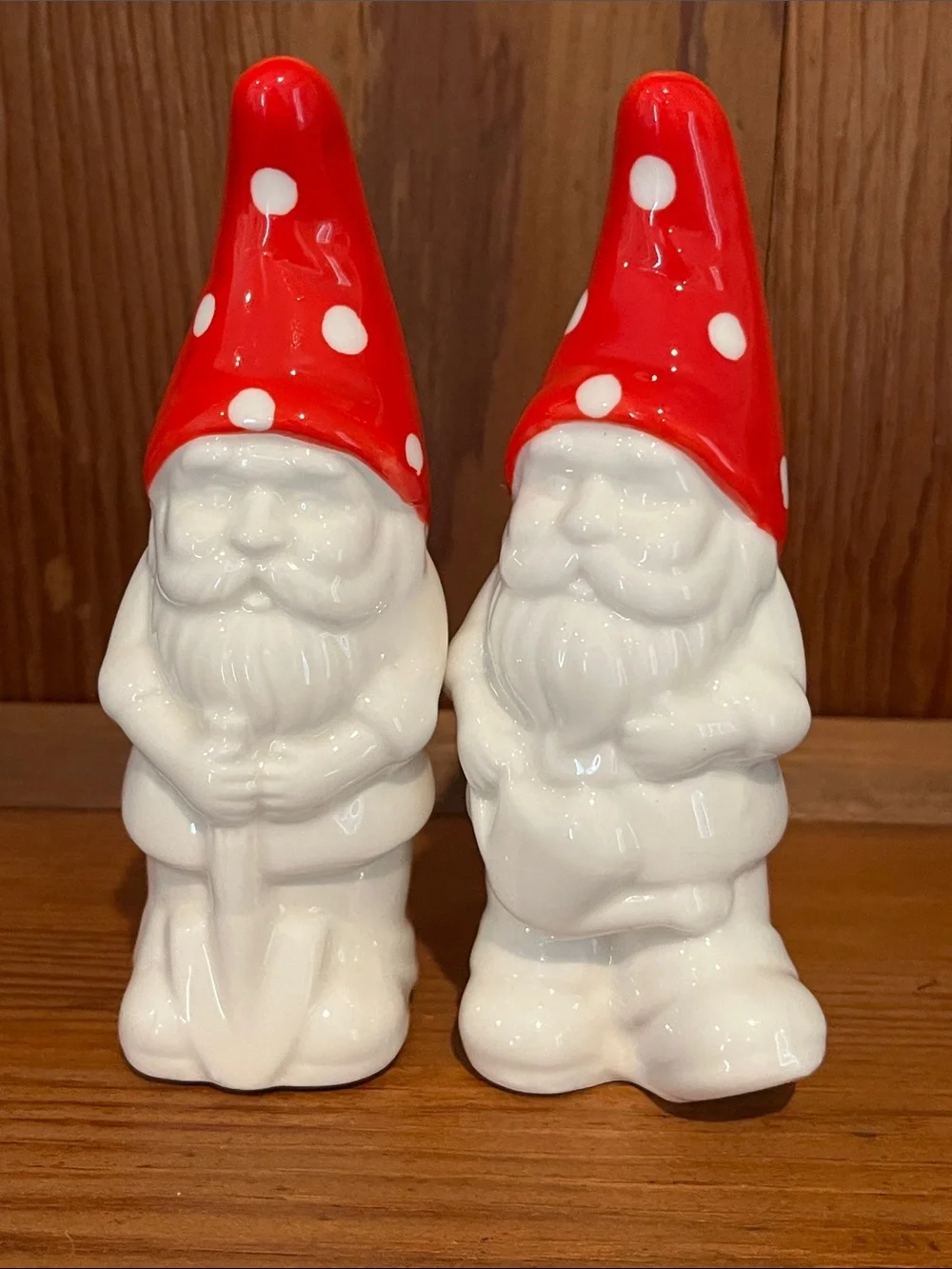 EUC Garden Gnome Salt and Pepper Shakers